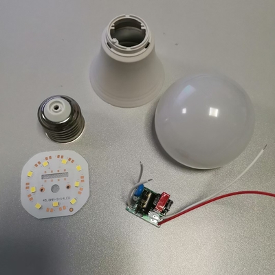 Skd Led Bulb A60 Housing Pc Cover 7W 9W 12W Led Chip Bulb Raw Materials Lumen 900LM 10%
