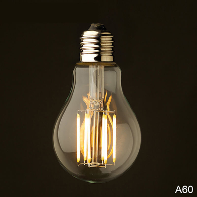 Pc Aluminum 10W A60 Warm White LED Filament Edison Bulb for 5w 7w 9w 12w Replacement
