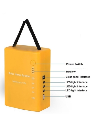Outdoor Street LED Solar Lights with CRI Ra 80 and Battery Lead-acid battery 6V/4AH