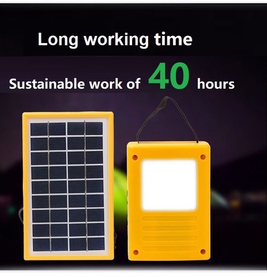 Outdoor Street LED Solar Lights with CRI Ra 80 and Battery Lead-acid battery 6V/4AH