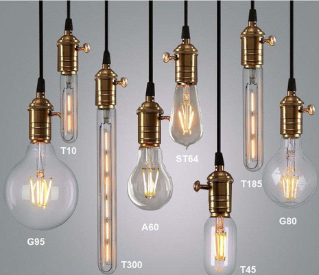 3000-6000K E27 Edison Bulb Led Filament Lamp 220v Filament A60 Edison Led Bulb Light
