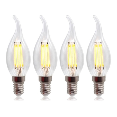 High Light Efficiency E14 Dimmable LED Candle Bulb C35 for Better Color Rendering
