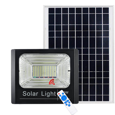 50000 Hours Working Lifetime Black Solar Flood Light 60W for Outdoor and Long Lifetime