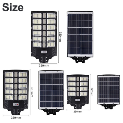 Black Housing High Power IP67 Waterproof Outdoor Lighting 500W600W800W All in One Solar LED Street Light