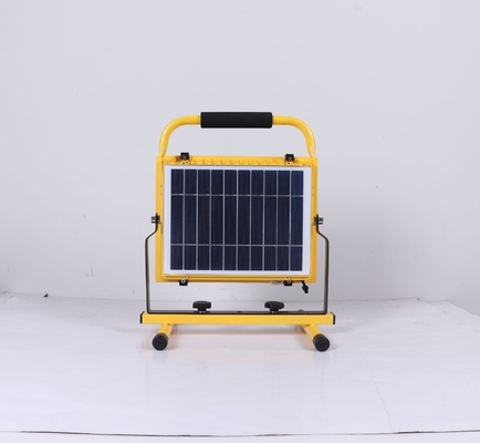 6000K CCT Multifunctional Solar Rechargeable LED Flood Light for Outdoor Work IP65/67