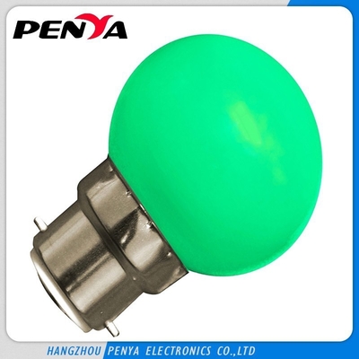 AC 120/230V Plastic RGB LED Bulb with High Power E27 1W Lamps