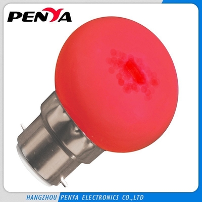 AC 120/230V Plastic RGB LED Bulb with High Power E27 1W Lamps