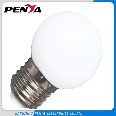AC 120/230V Plastic RGB LED Bulb with High Power E27 1W Lamps
