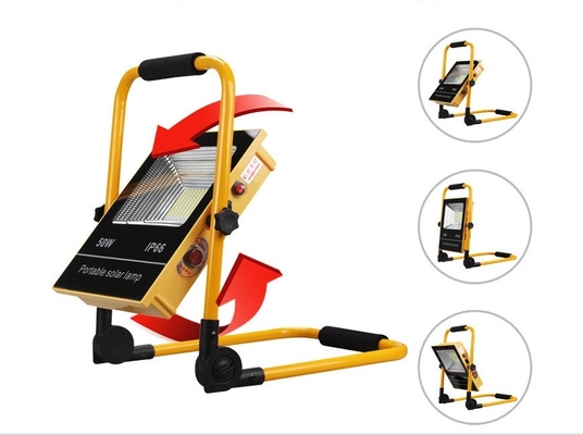 Outdoor Solar Flood Project Light with 6-12h Working Time and Cool White Light