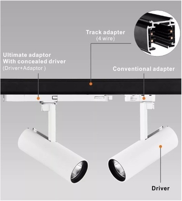 Adjustable Linear Magnetic Track 18wled Track Lights with 6000K Color Temperature CCT