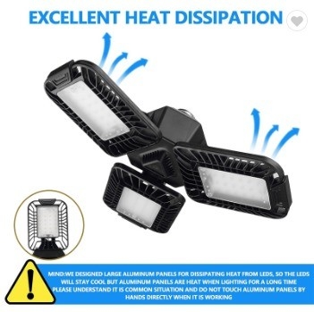 Lighting and Circuitry Design 60W LED High Bay Lighting Pendant for Basement Workshop