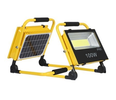 2 Rechargeable Solar Flood Lights Outdoor Led Solar Light Portable Led Work Light 2.5kg