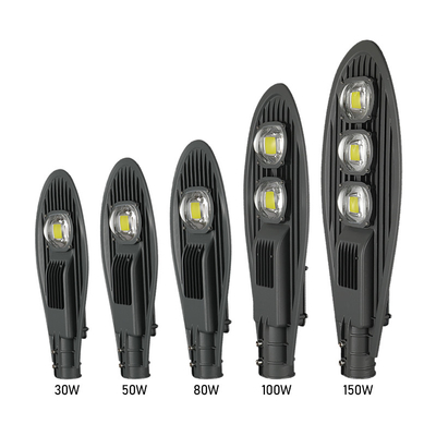 6000K Daylight Alert Outdoor IP65 Waterproof 50W 100W 150W 200W 250W 300W Cobra COB LED Street Light