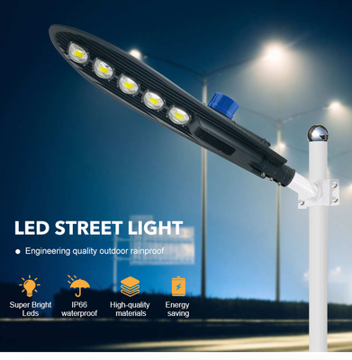 6000K Daylight Alert Outdoor IP65 Waterproof 50W 100W 150W 200W 250W 300W Cobra COB LED Street Light