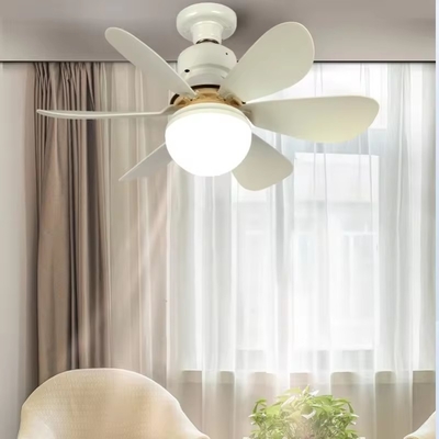 Small Size Flower Fan Light Solar Mini Ceiling Lights With Fan and Support Dimmer Yes
