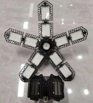 180w Manual Button Retractable Garage LED Light and Variable Color Rendering Index Ra 80